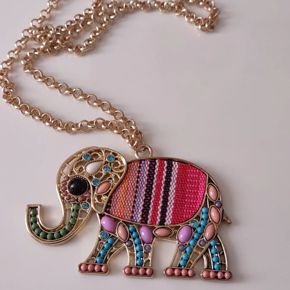 Decree Elephant Necklace - Picture 2 of 5